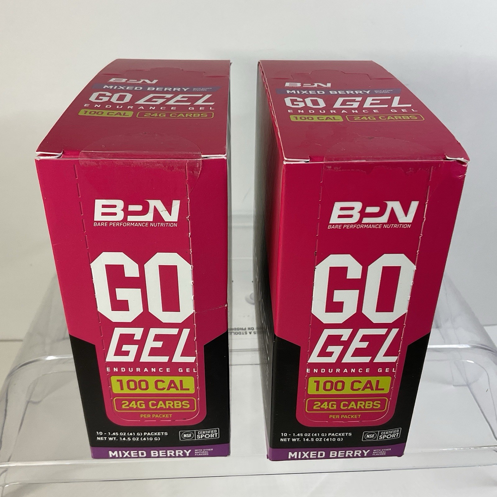 2 Boxes ~BPN Go Gel Endurance/Performance Mixed Berry 10 Packs Each- 8/2027!!!
