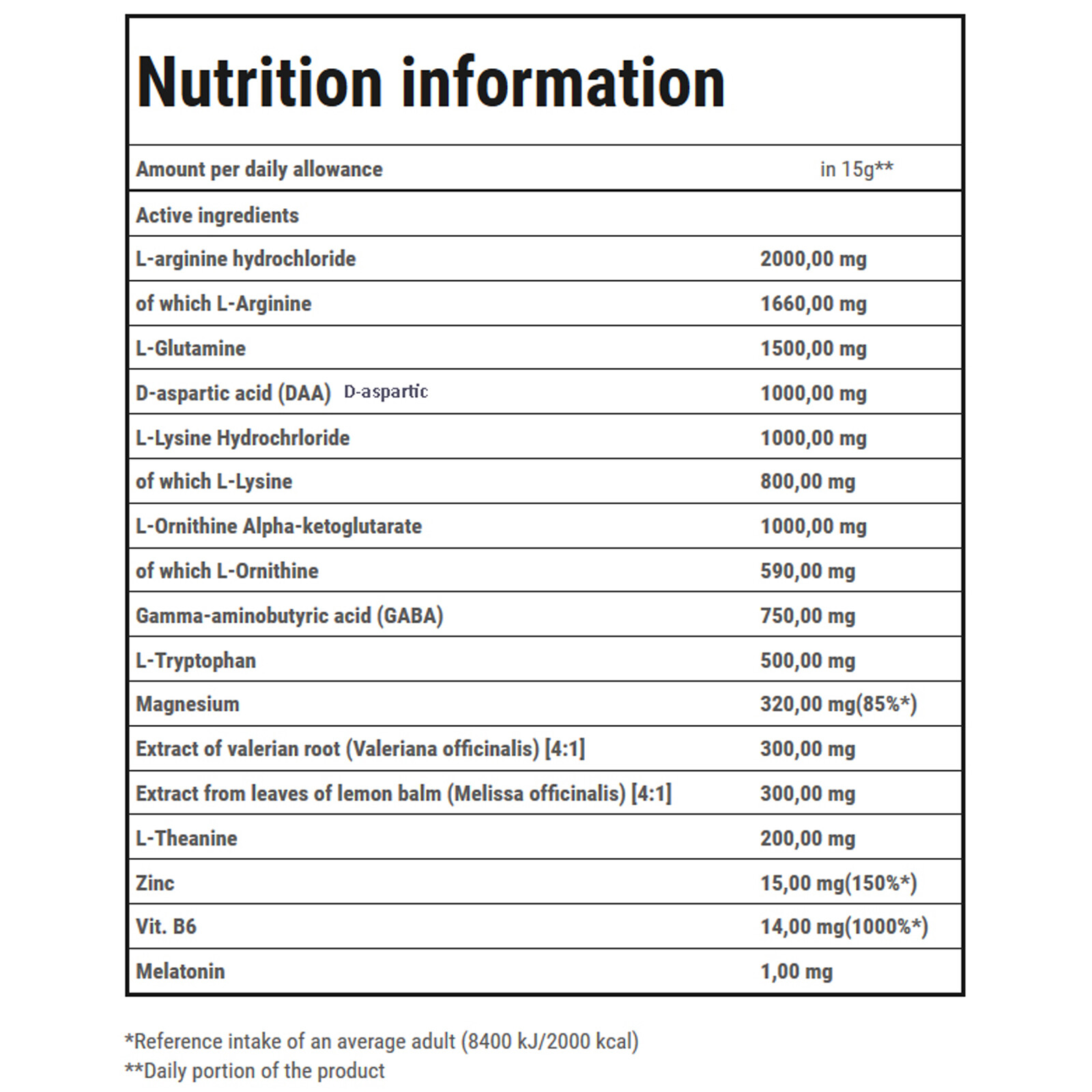 SLEEP-ER 225g Testosterone Booster Hormone Support Sleep Powder Anabolic
