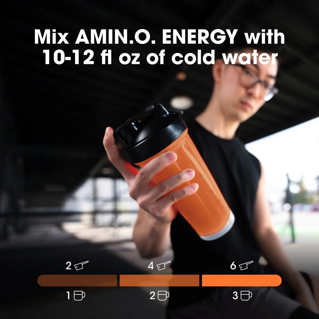 Essential Amino Energy Powder plus Hydration, Tangerine Wave, with BCAA, Electro