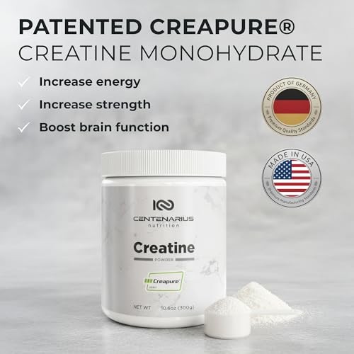 Creatine Monohydrate Powder 300g Micronized Unflavored Strength