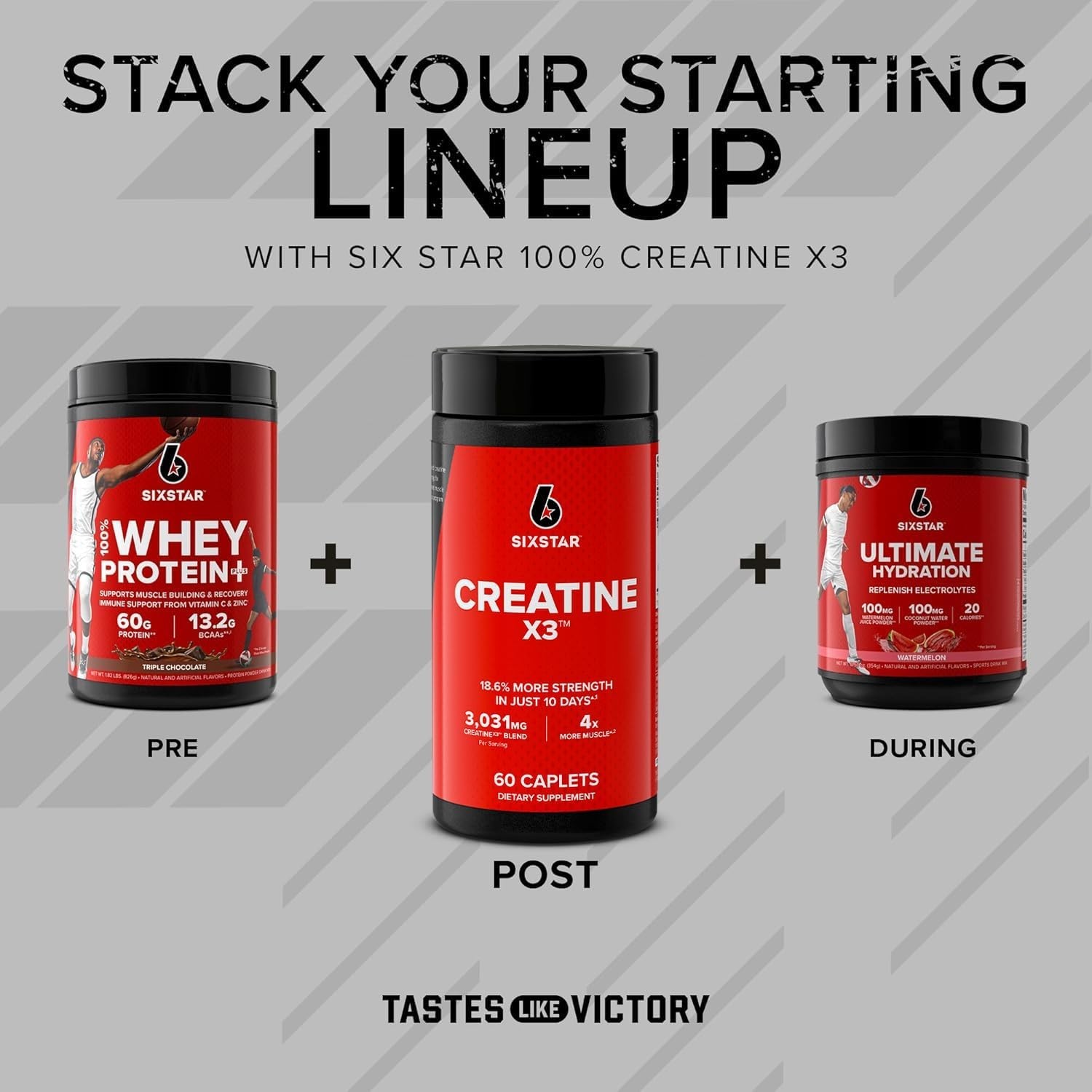 High-Potency Creatine X3 Capsules – 60 Gluten-Free Caplets for Athletes