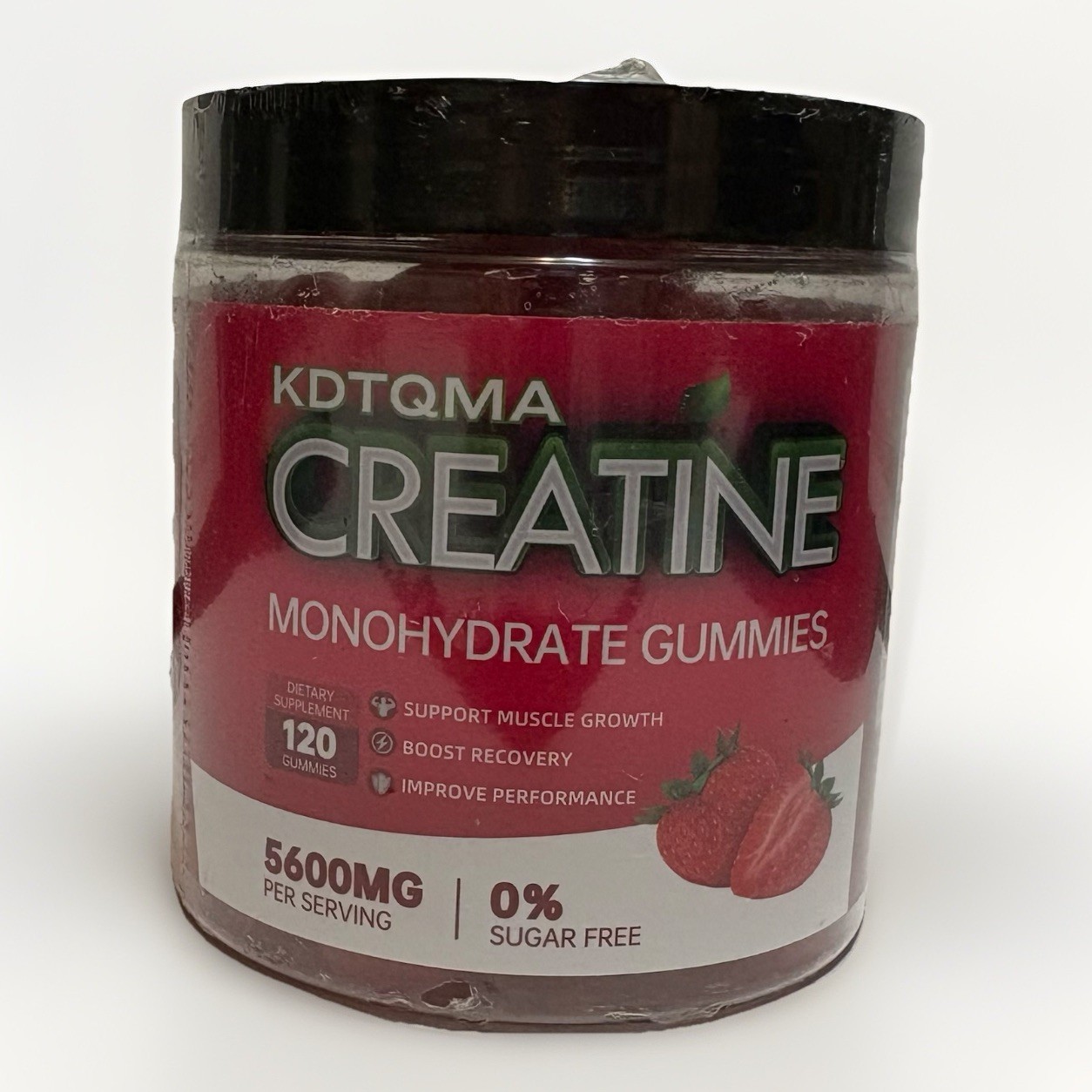Lot Of 2 KDTQMA Creatine Monohydrate Gummies 5600mg 120 Per SF Mango/Strawberry