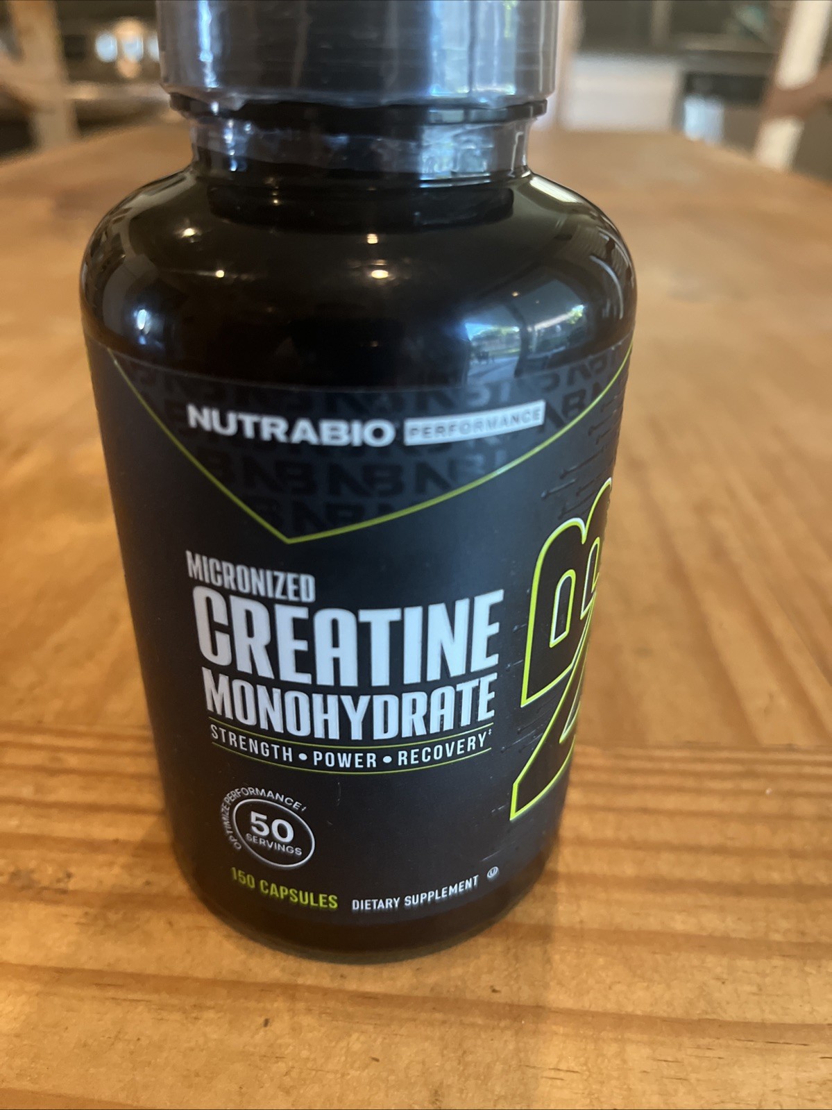 Nutrabio Micronized Creatine Monohydrate 150 Capsules