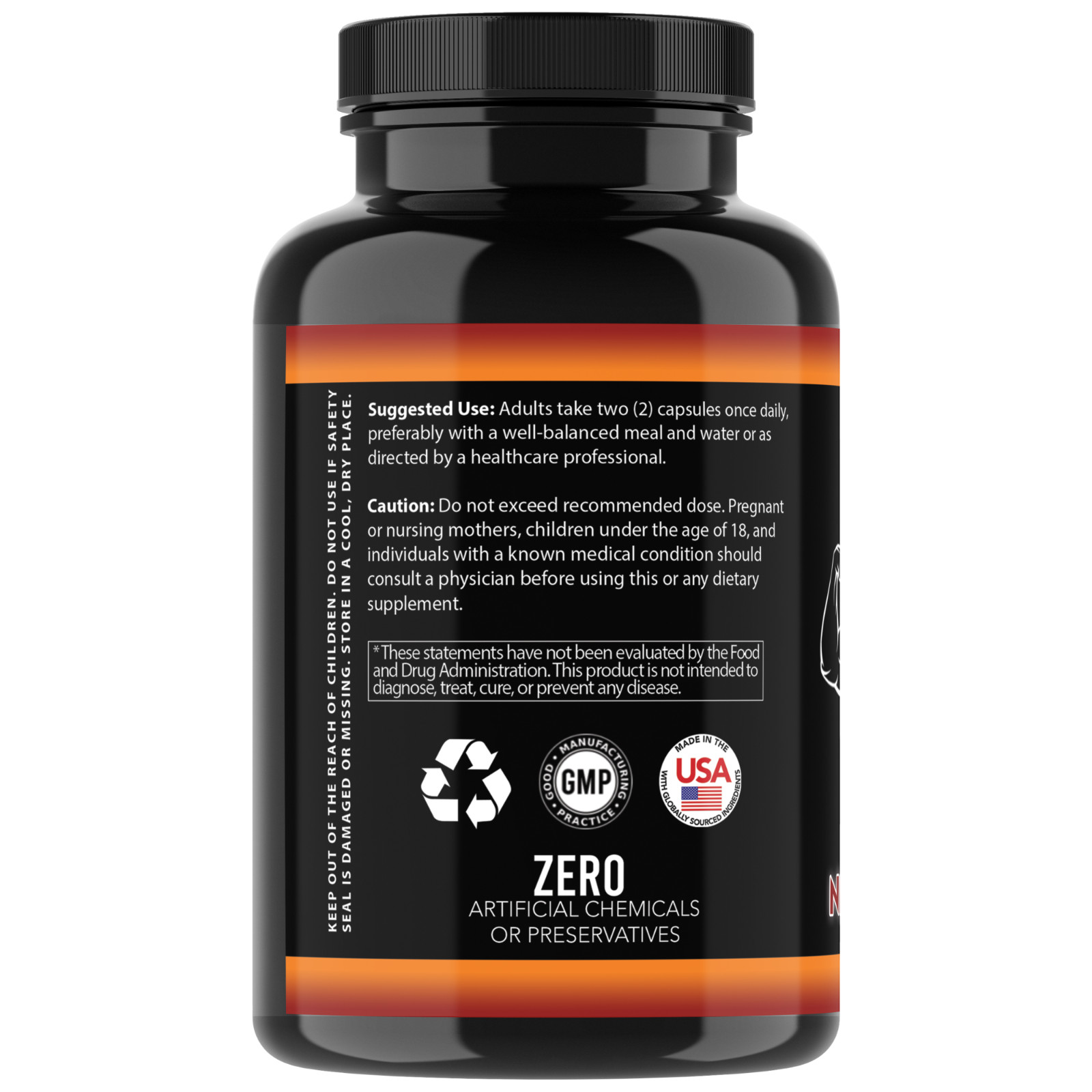 Testosteron Booster Monster Test + Monster Test N.O Nitric Oxide Support 2pk