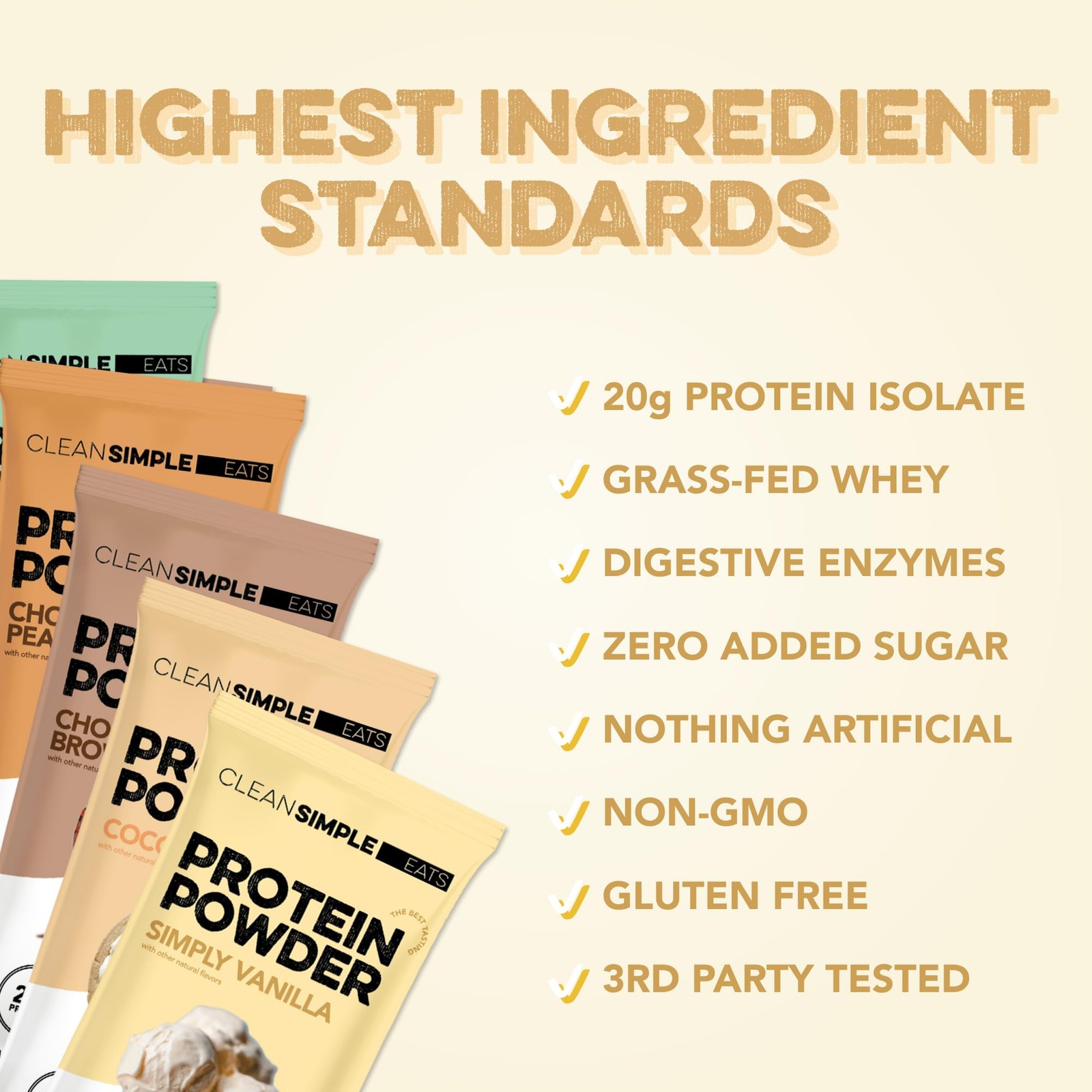 Whey Isolate Protein Powder, Variety Pack, Naturally Sweetened, Zero Added Su…