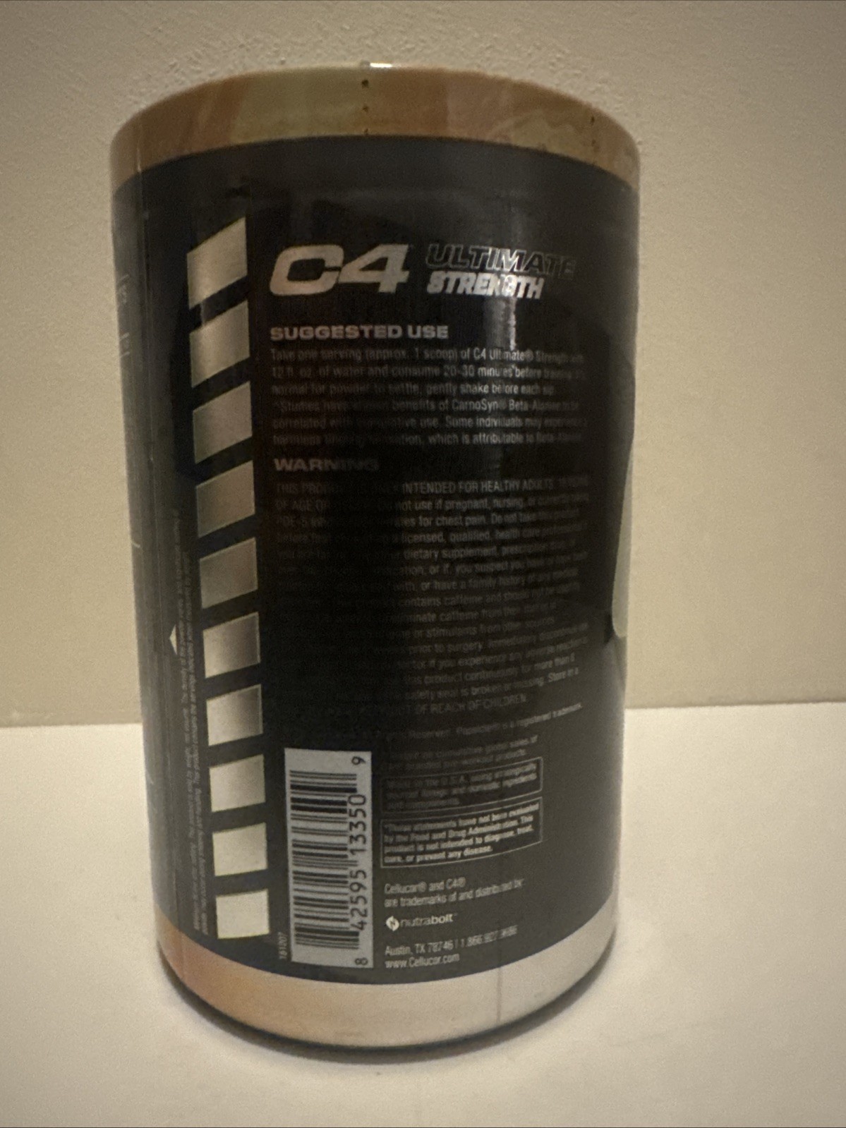 C4 Ultimate Strength Pre-Workout Orange Popsicle 1.26 Lbs 20 Servings Best Deal!