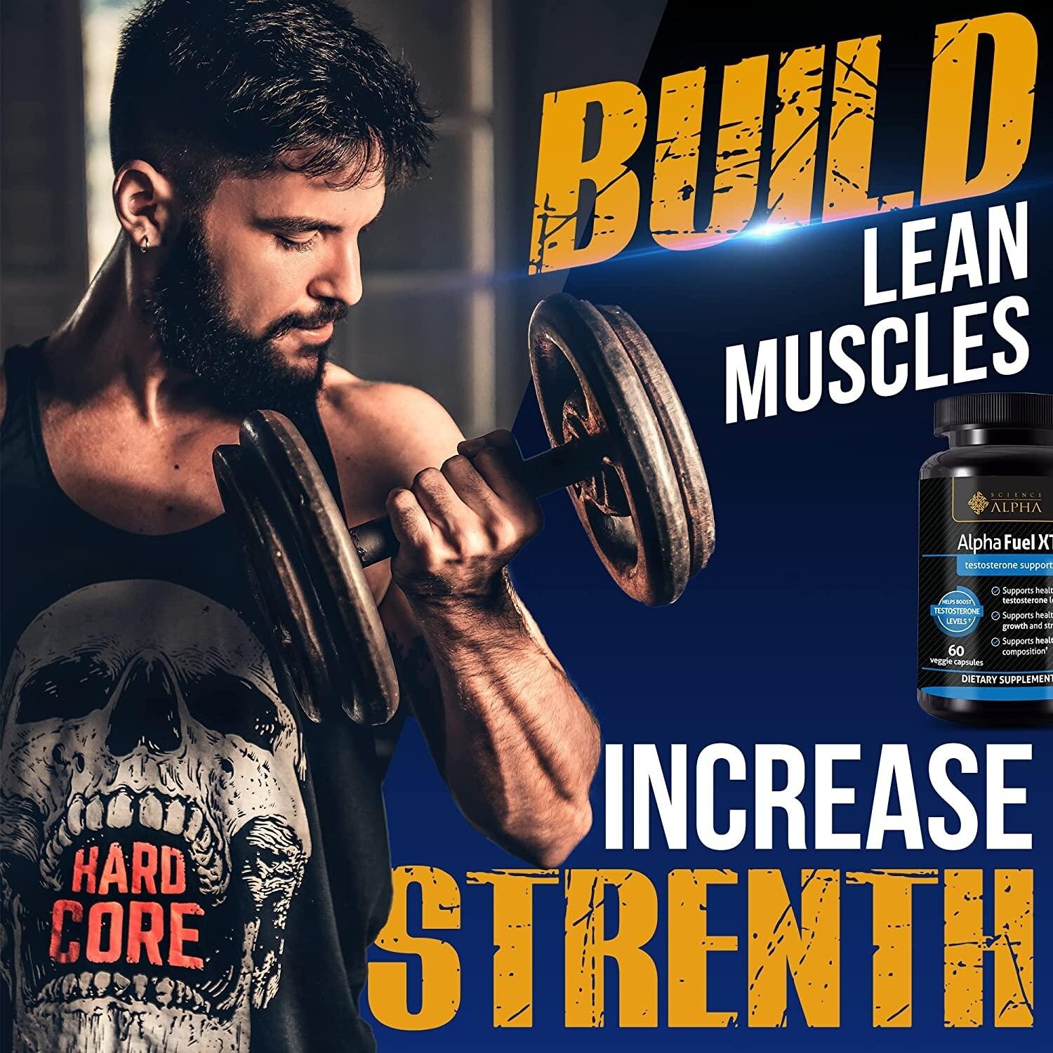 Natural Testosterone Booster – Increase Energy, Improve Muscle Strength & Growth