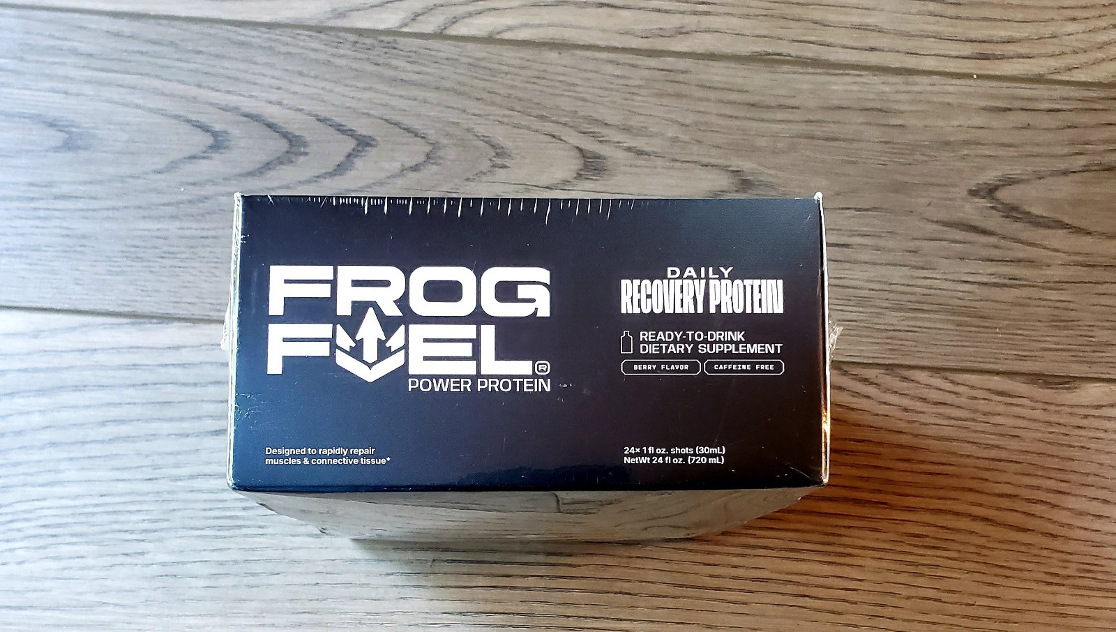 Frog Fuel Power Protein Shot, 15g 1 Fl Oz (Pack of 24) Made In USA Dev. By Navy