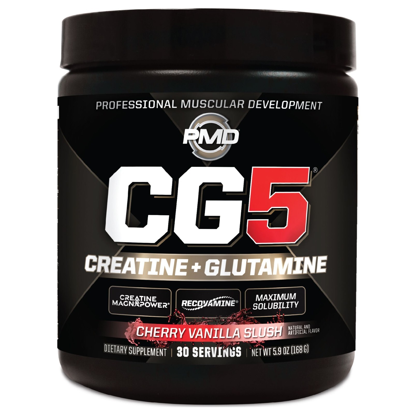 CG5 – Creatine/Glutamine Powder – Strength, Power & Recovery-Cherry Van 30 serve