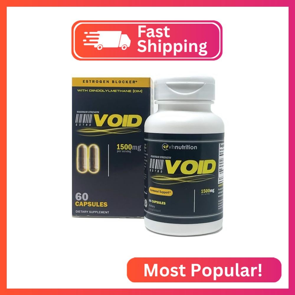 EstroVoid | Estrogen Blocker for Men |1500mg Natural Aromatase Inhibitor, Anti E