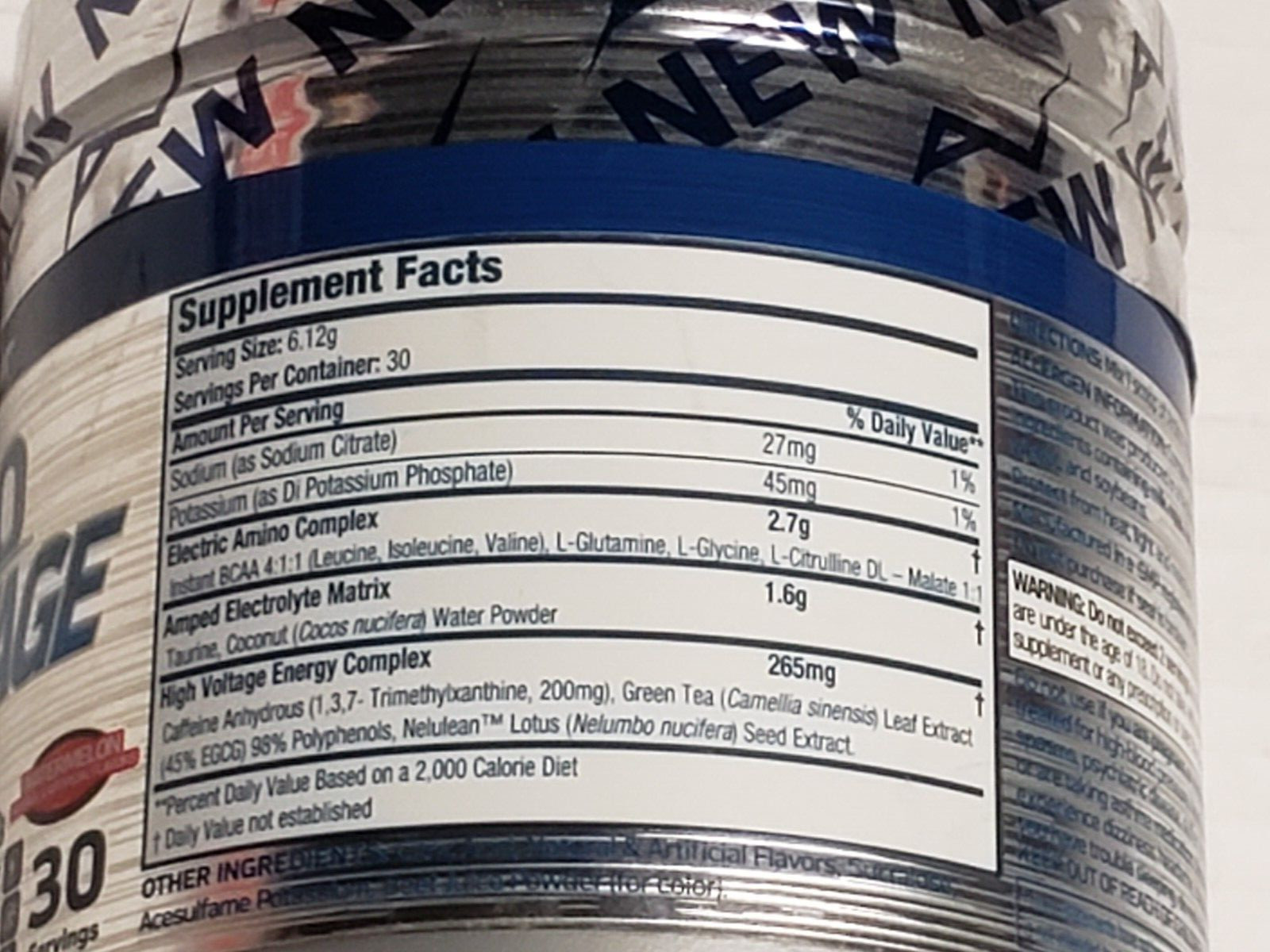 Inner Armour – AMINO VOLTAGE – Energized Amino Matrix – WATERMELON – Exp 5/2024