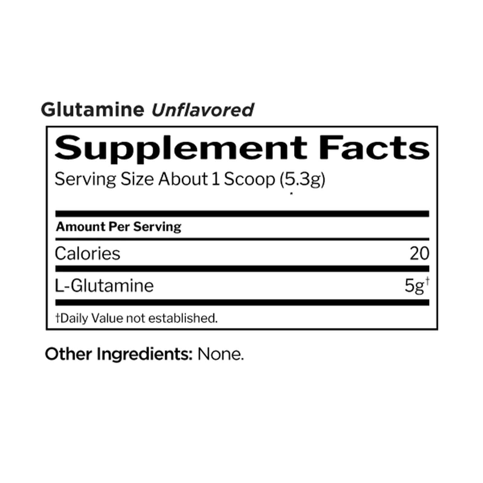 RULE 1 Glutamine 150 serv Unflavored 100% L-Glutamine 750g