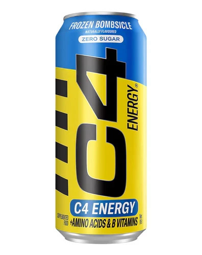 12x CELLUCOR C4 Energy Drink Carbonated Sugar Free Frozen Bombsicle 473ml