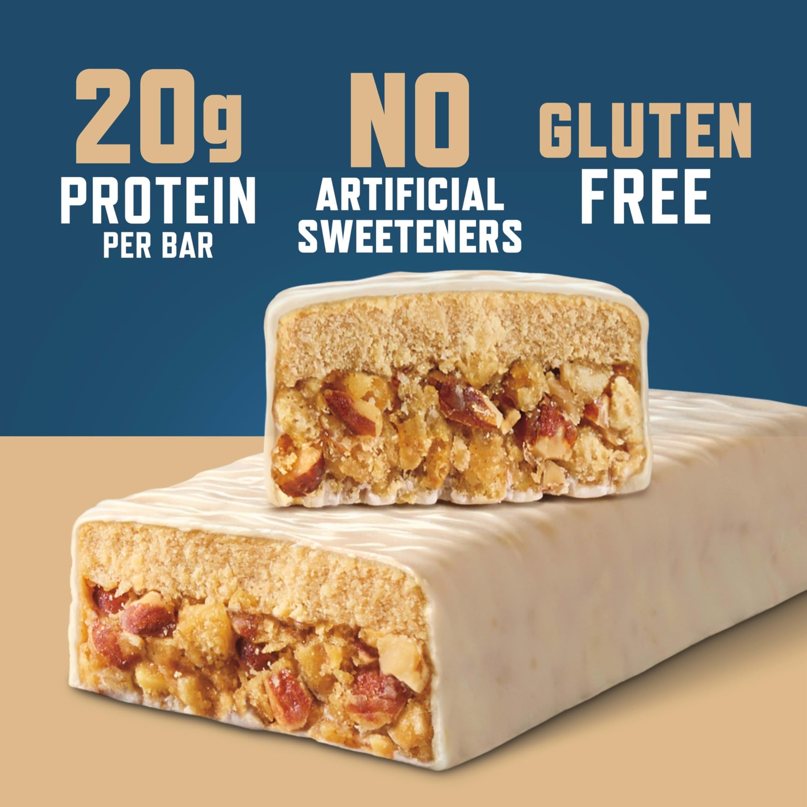 CLIF BUILDERS Protein Bars – Vanilla Almond 12PK Builders,