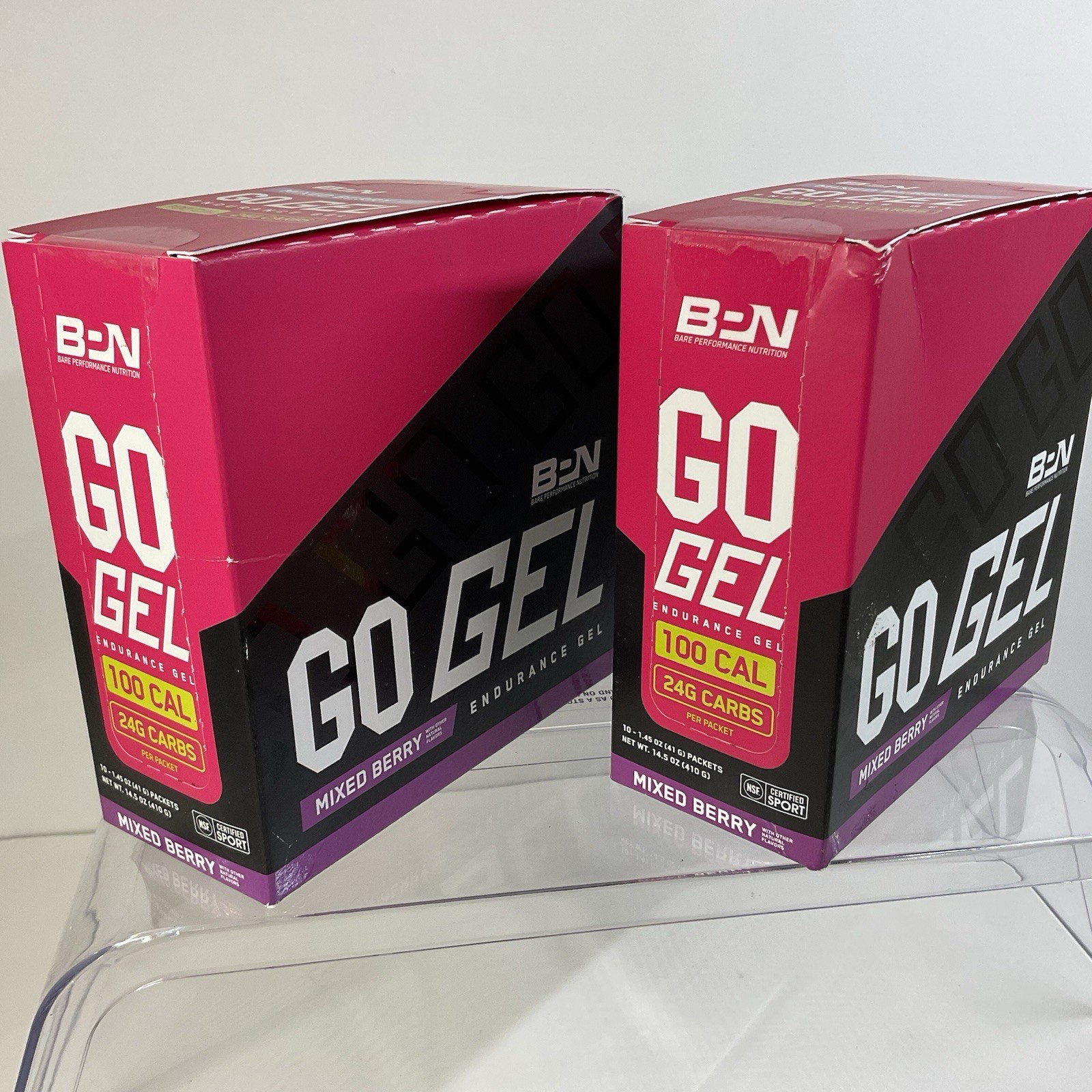 2 Boxes ~BPN Go Gel Endurance/Performance Mixed Berry 10 Packs Each- 8/2027!!!
