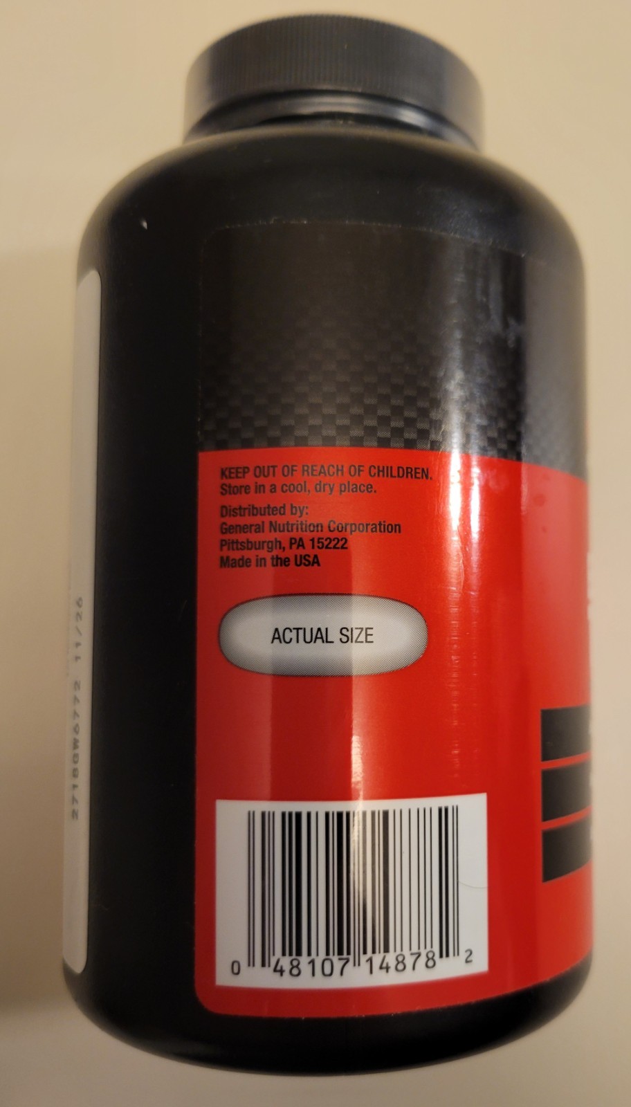 GNC Pro Performance BCAA 1800 Dietary Supplement, 120 gels 11/2026