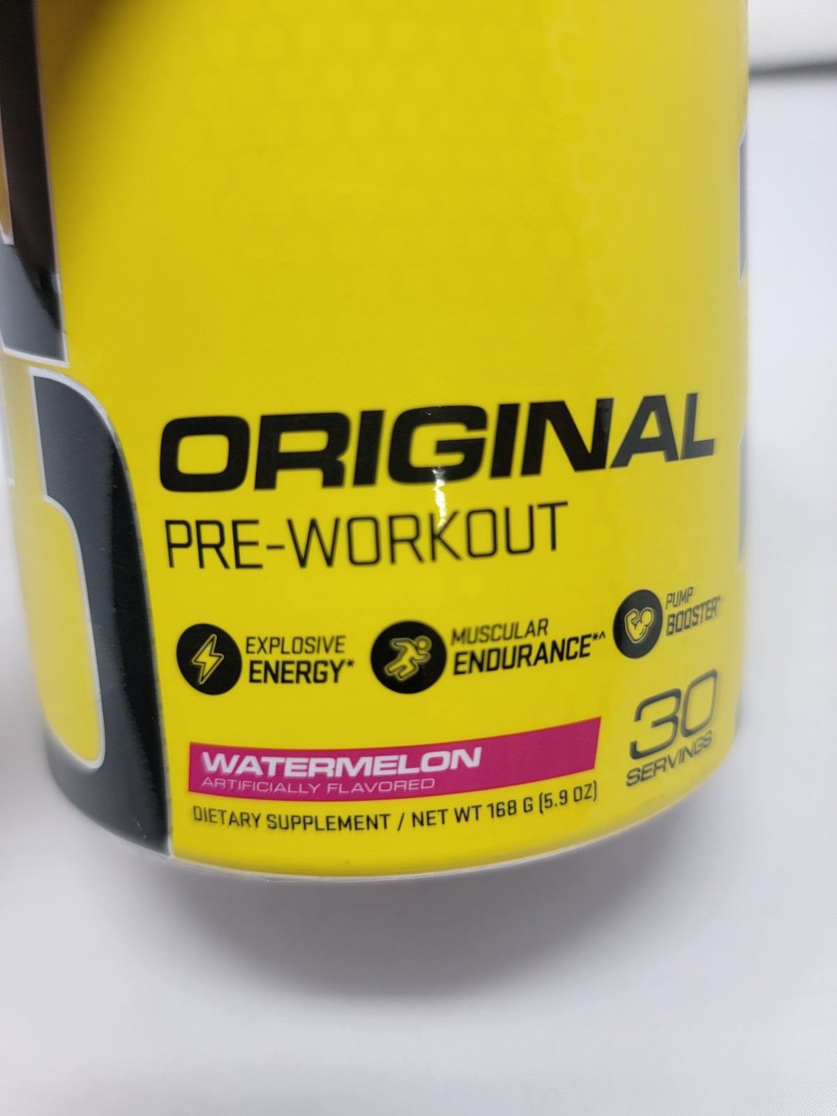 New Cellucor C4 Original Pre Workout Gym Energy Watermelon 5.9 oz 30 Servings