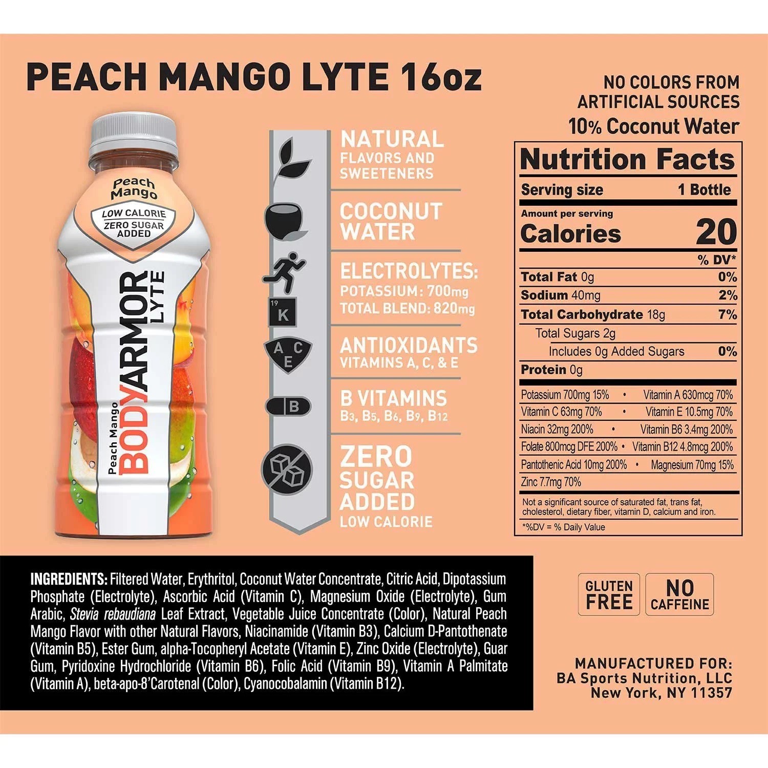 BODYARMOR LYTE Sports Drink Variety Pack (12 fl. oz., 24 pk.)