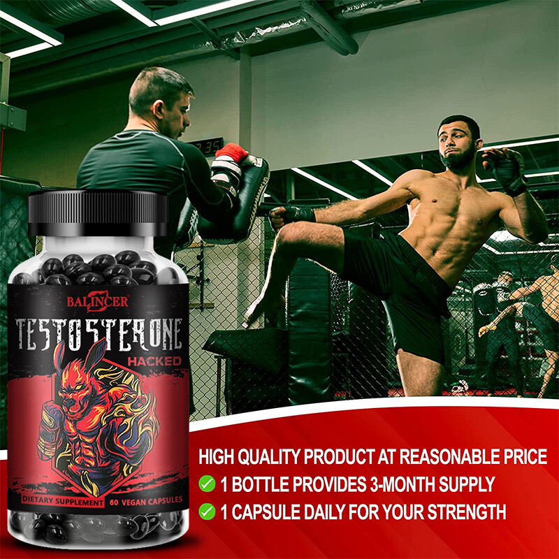 Testosterone Booster – Increase Energy, Improve Muscle Strength & Growth