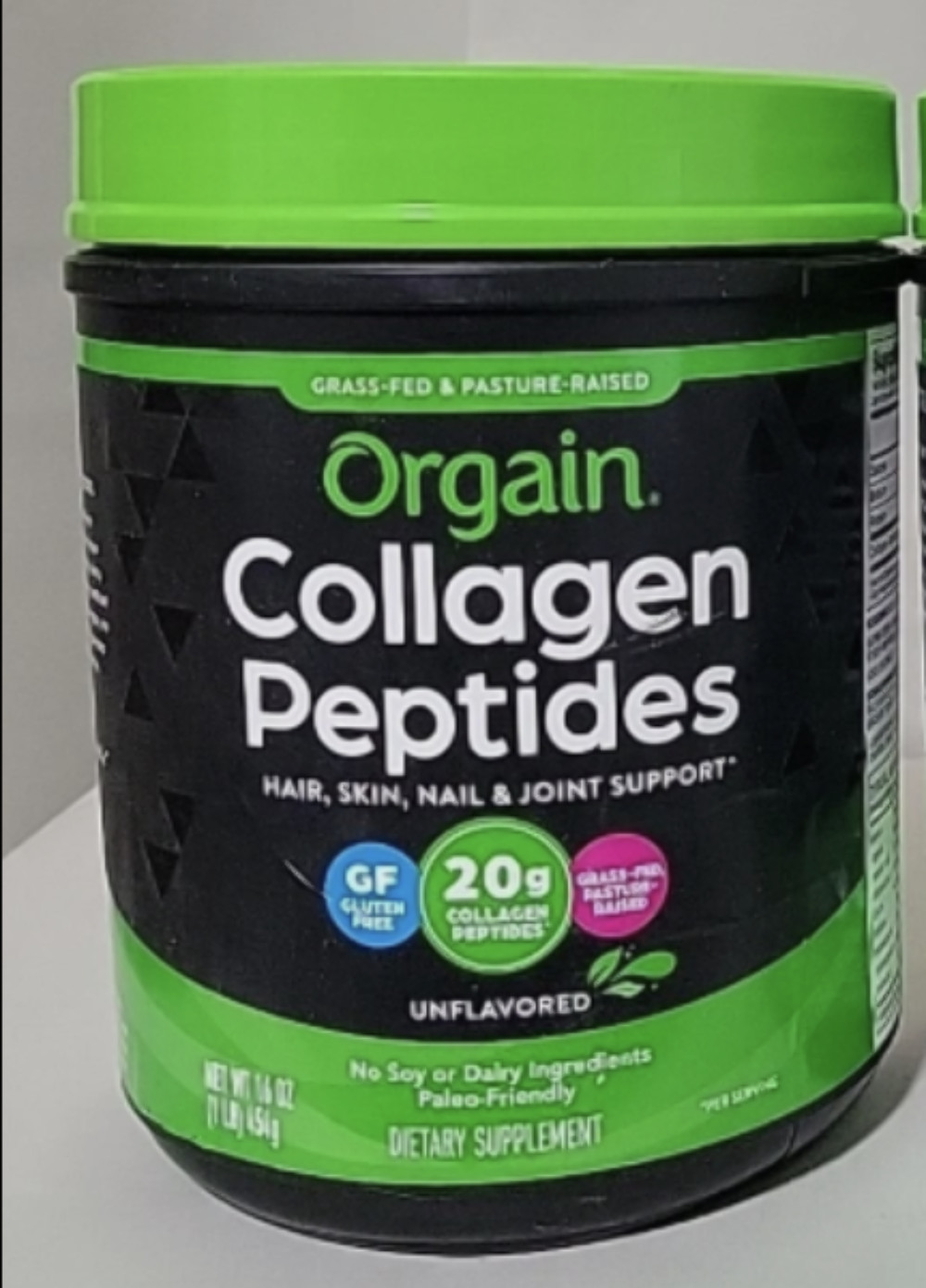 3/28 Orgain Hydrolyzed Collagen Peptides Powder 20g Grass Fed, Unflavored 1lb