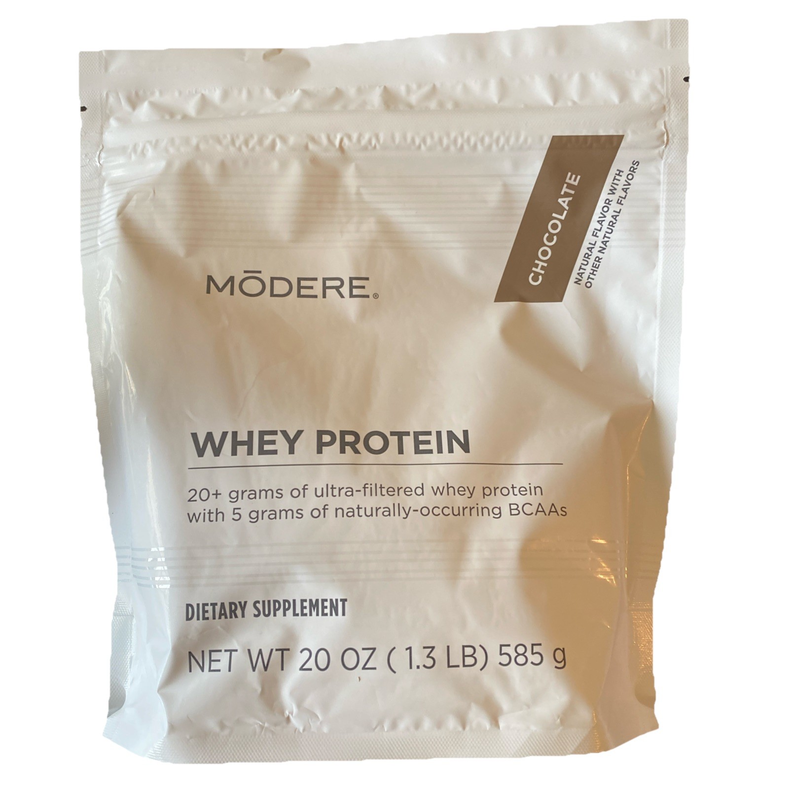 Modere Whey Protein Chocolate 1.3lbs Optimum Nutrition to Muscle, Ultra-filtered
