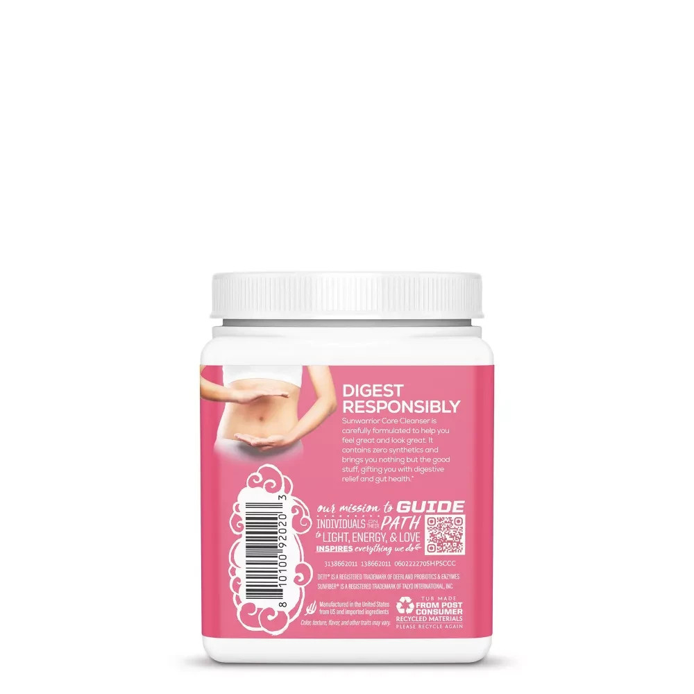 Sunwarrior Shape Core Cleanser Strawberry Cooler, 270 Grams
