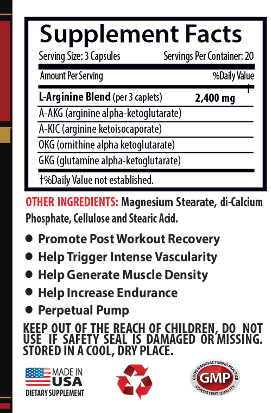Pre-workout Nitric oxide – NITRIC OXIDE 2400 Mg – 1B – cardioprotective benefits