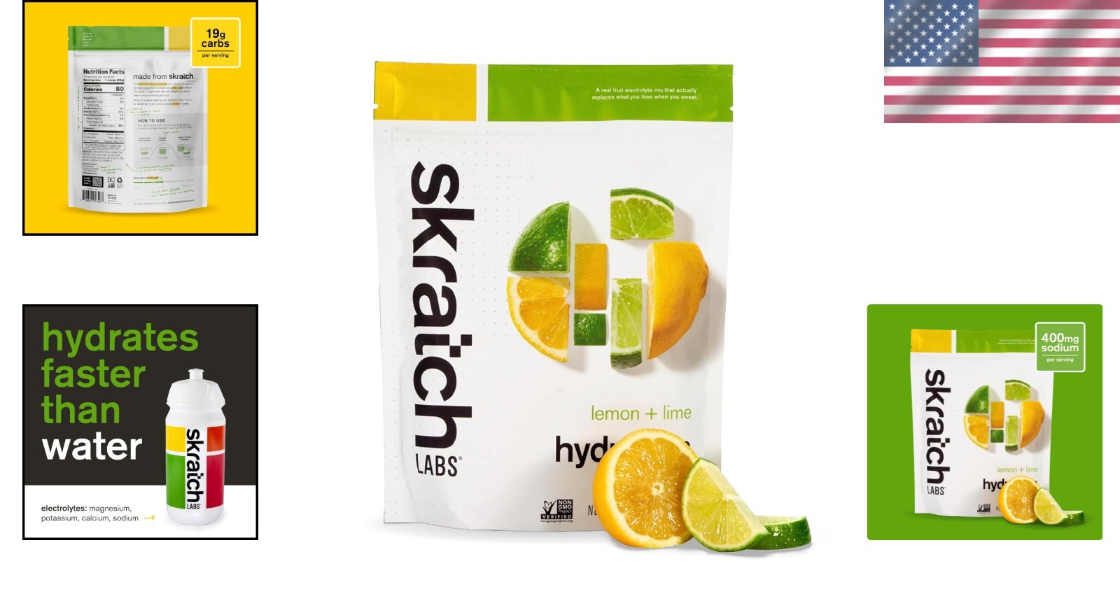 Lemon + Lime Sports Drink Mix – Non-GMO Electrolytes for Optimal Performance