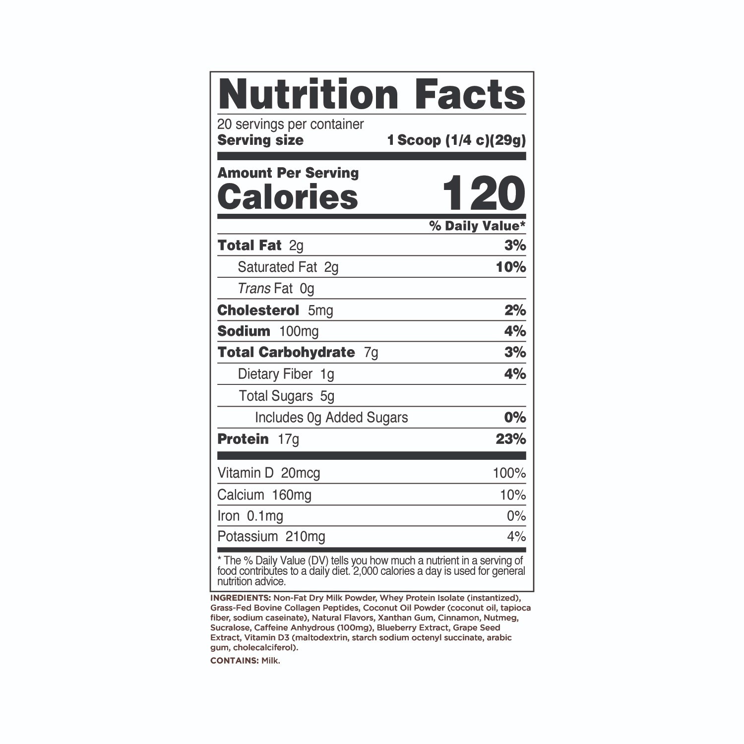 Perk Energy + Extra Protein Powder (Pumpkin Spice Latte) 1.3 LB