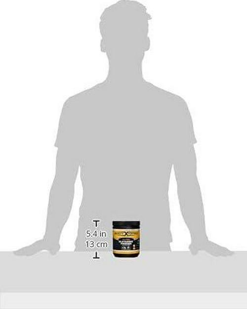 Body Fortress 100% Pure Glutamine Powder, 300g Jar (1ct), Nutrient Replenishment