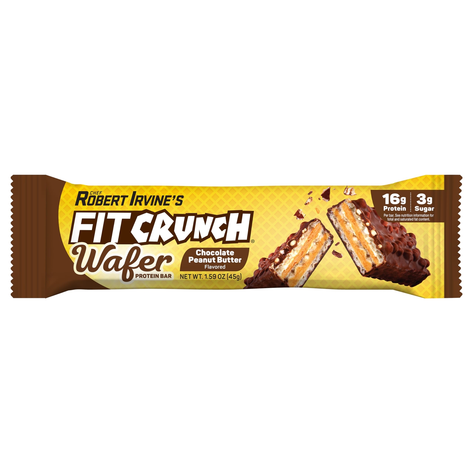 FITCRUNCH Wafer Protein Bars, Designed by Robert Irvine, 16g of Protein & 3g …