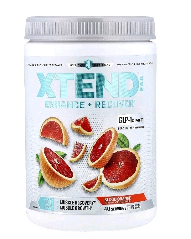 XTEND 10G EAA, Blood Orange, Muscle Recovery Muscle Growth 12.1 oz