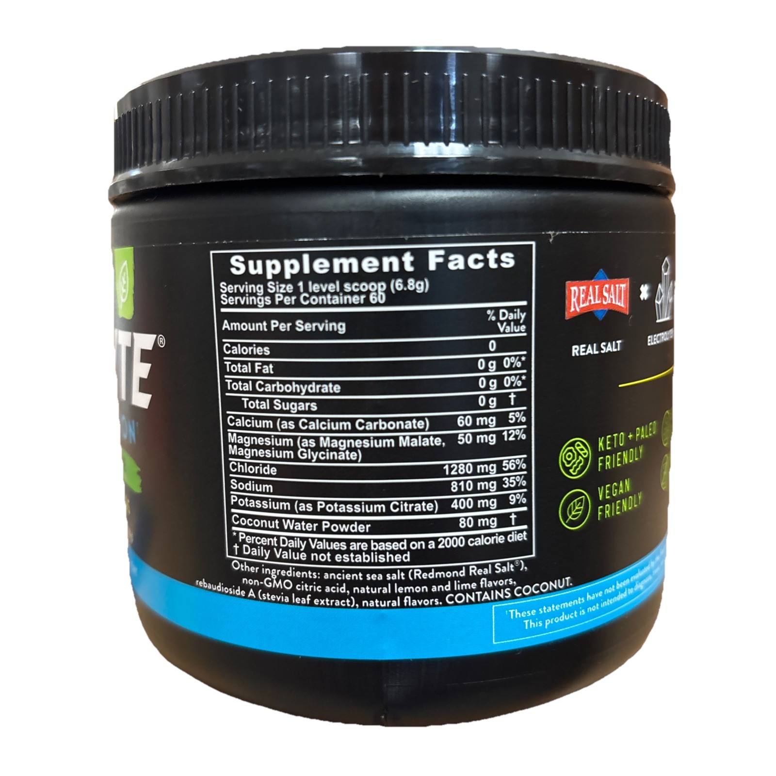 REDMOND Re-Lyte Electrolyte Drink Mix Lemon Lime 14.39oz BB 10/2030