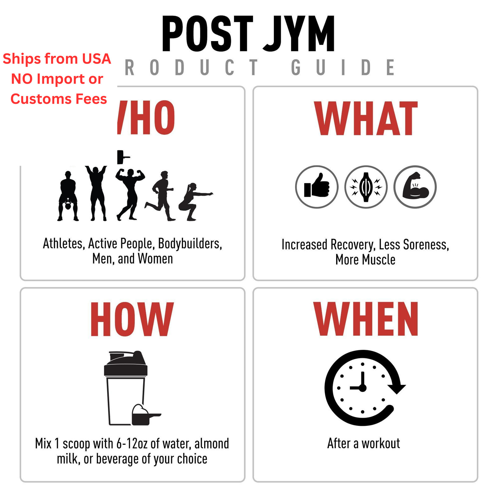 JYM Supplement Science Post Active 1.32 Pound (Pack of 1), 30 Servings
