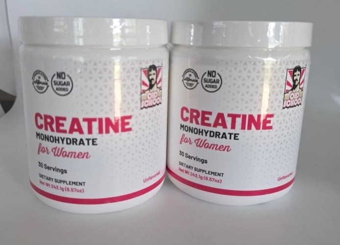 Lot Of 2 Creatine Monohydrate Powder for Women Booty Gain +2000mg Collagen