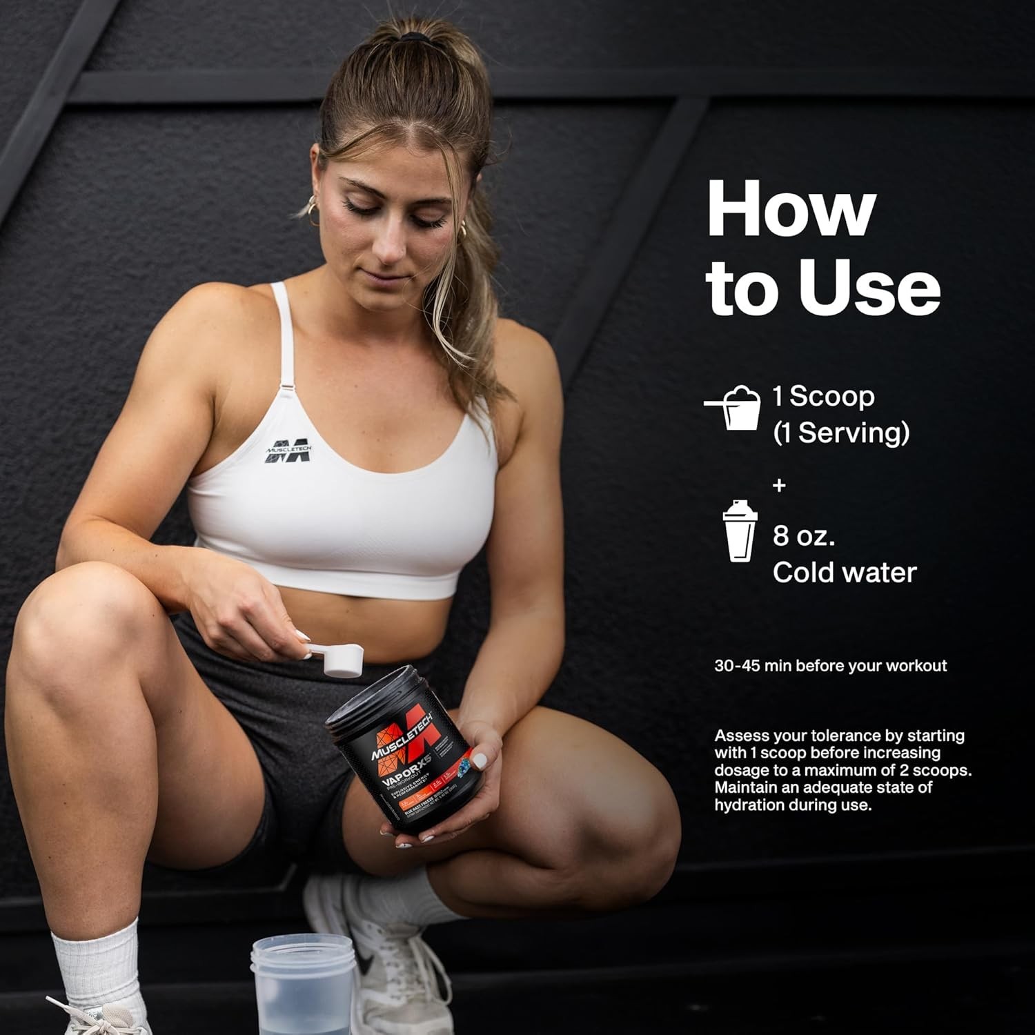 Vapor X5 Pre-Workout Powder – Blue Razz Freeze, 30 Servings of Intense Energy