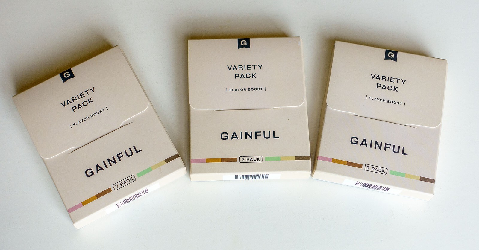 Gainful Variety Pack Flavor Boost 3 Boxes 7 Pack Each