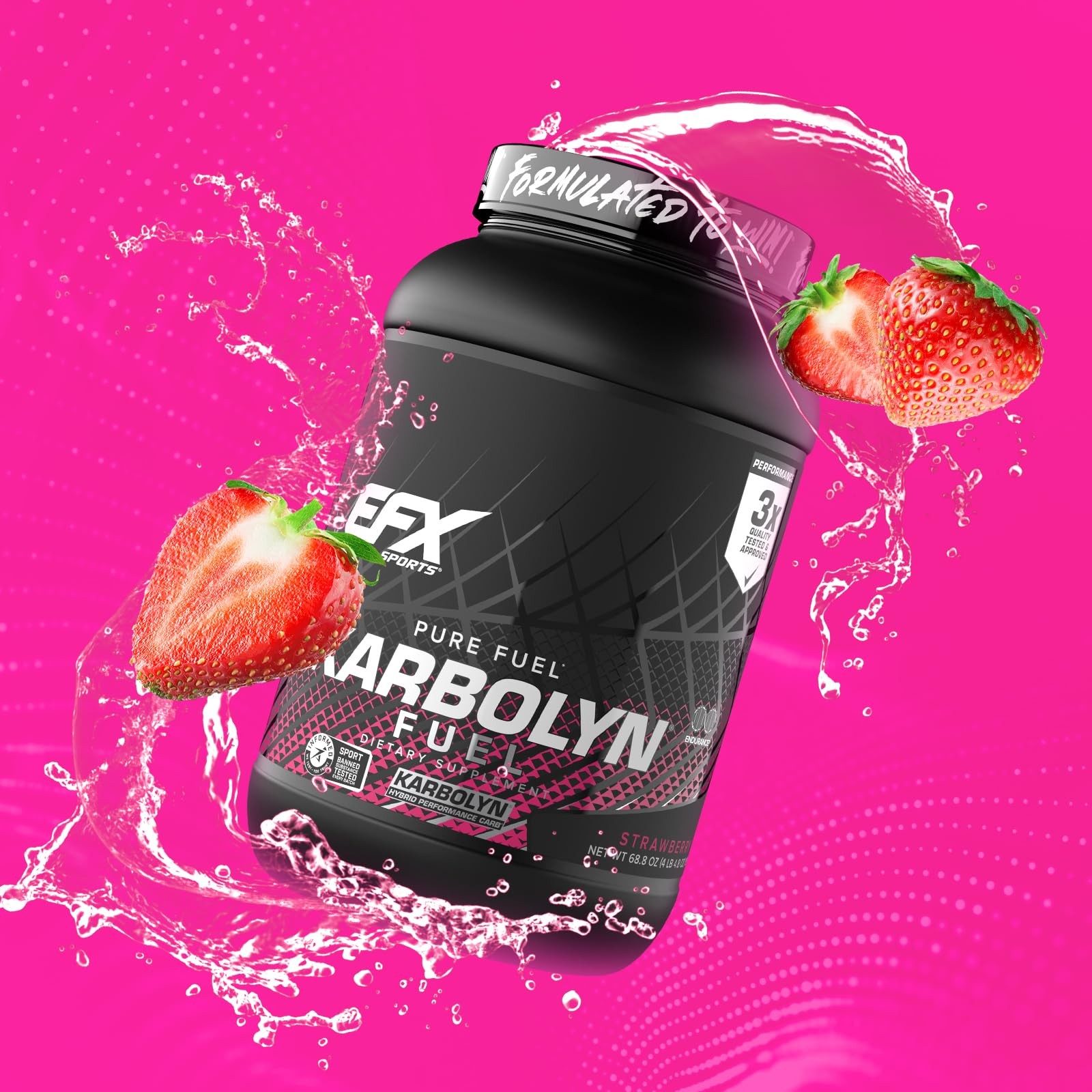 EFX Sports Karbolyn Fuel | FastAbsorbing Carbohydrate Powder | Carb Load, Sus…
