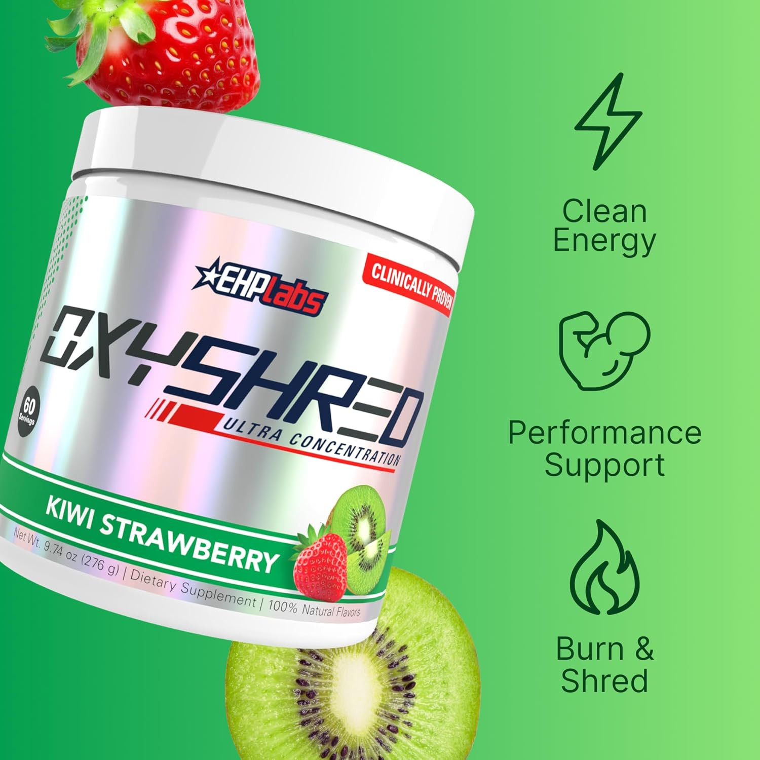 Oxyshred Pre Workout Powder – Preworkout Powder with L Glutamine & Acetyl L Carn