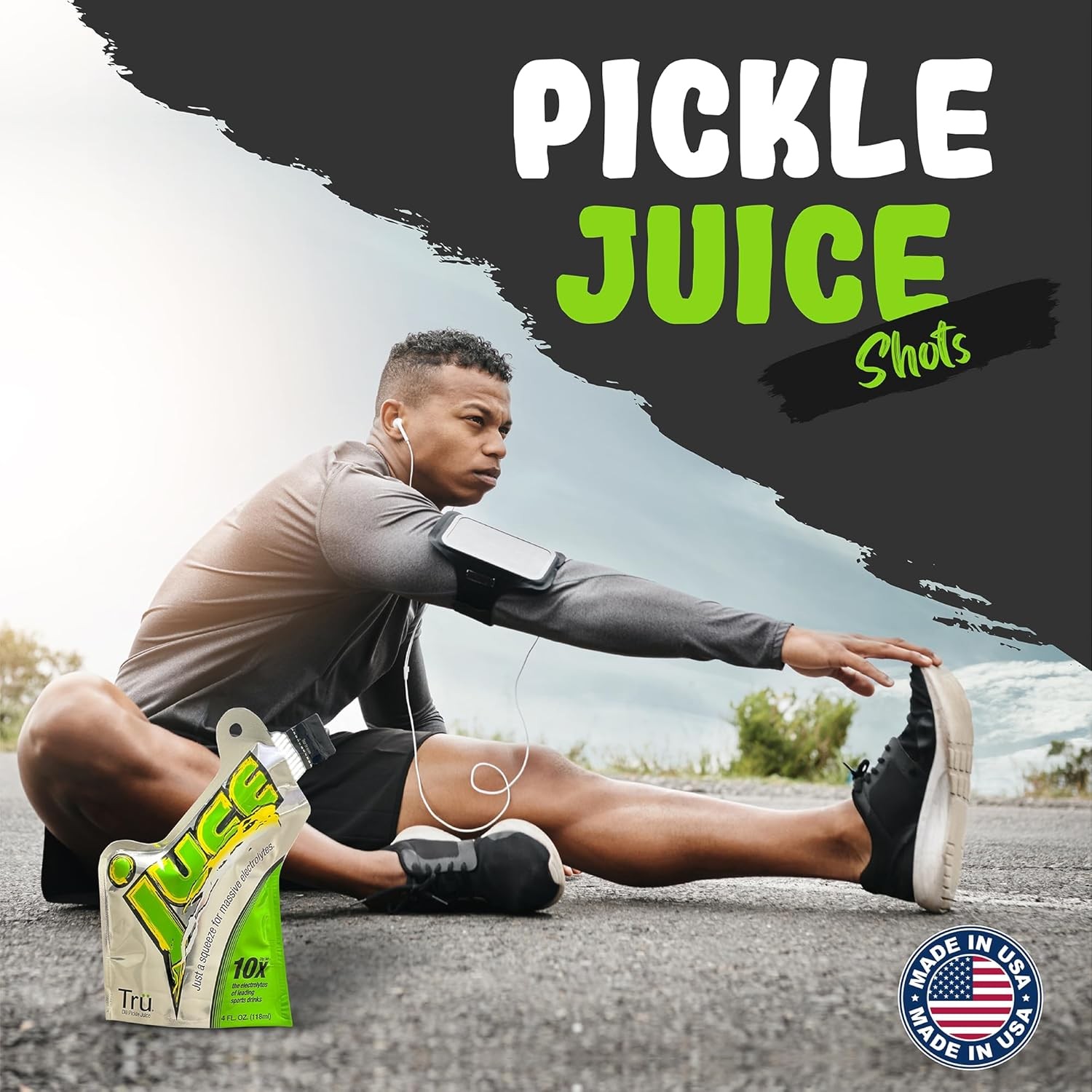 Juce Organic Pickle Juice Ultra Strength Shot 4 Oz. 4 Fl Oz (Pack of 12)