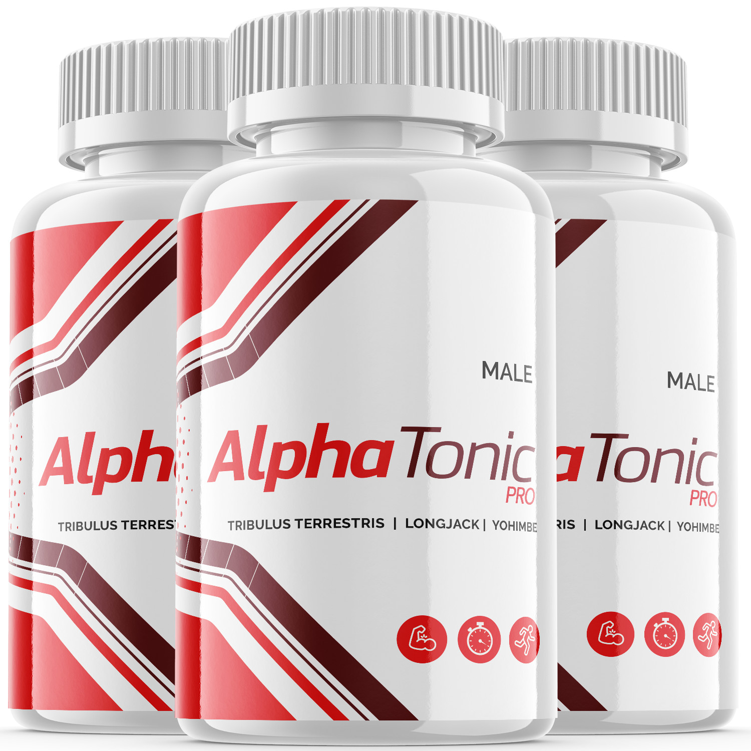 (3 Pack) Alpha Tonic for Men, AlphaTonic Male Performance Support (180 Capsules)