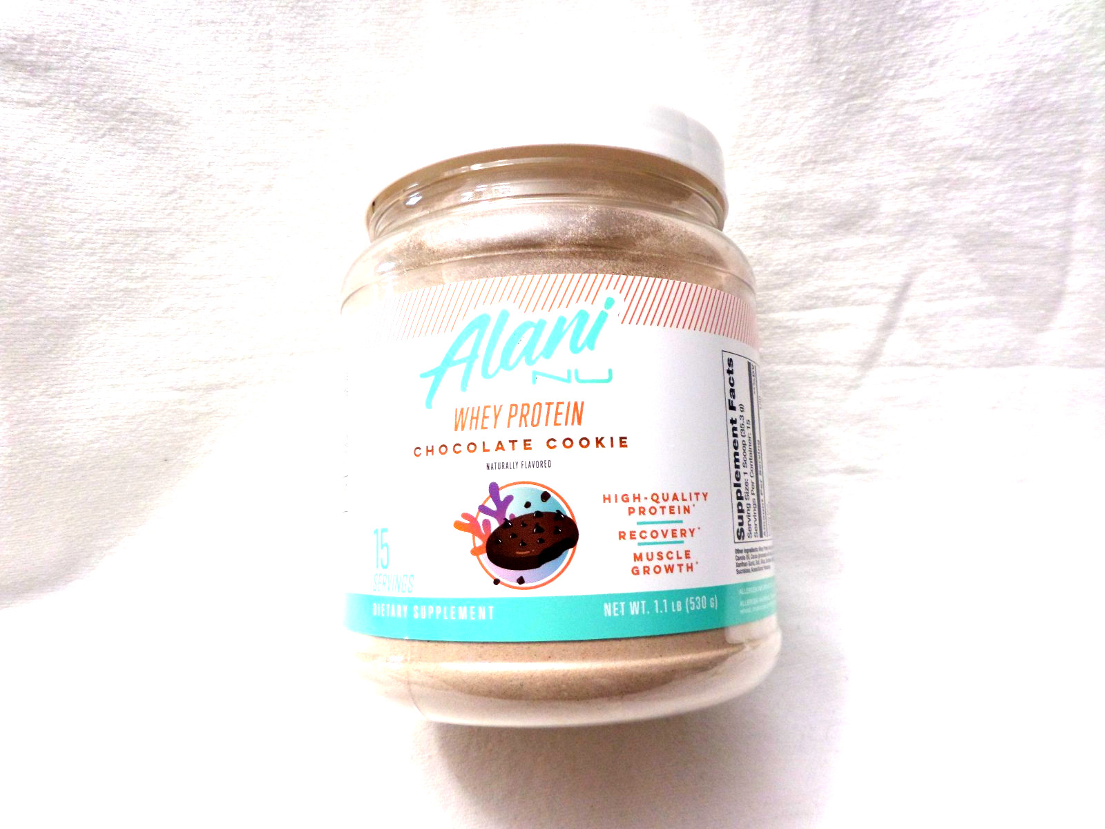 Alain NU Whey Protein Chocolate Cookie 15 Serving | Recovery | Muscle Growth