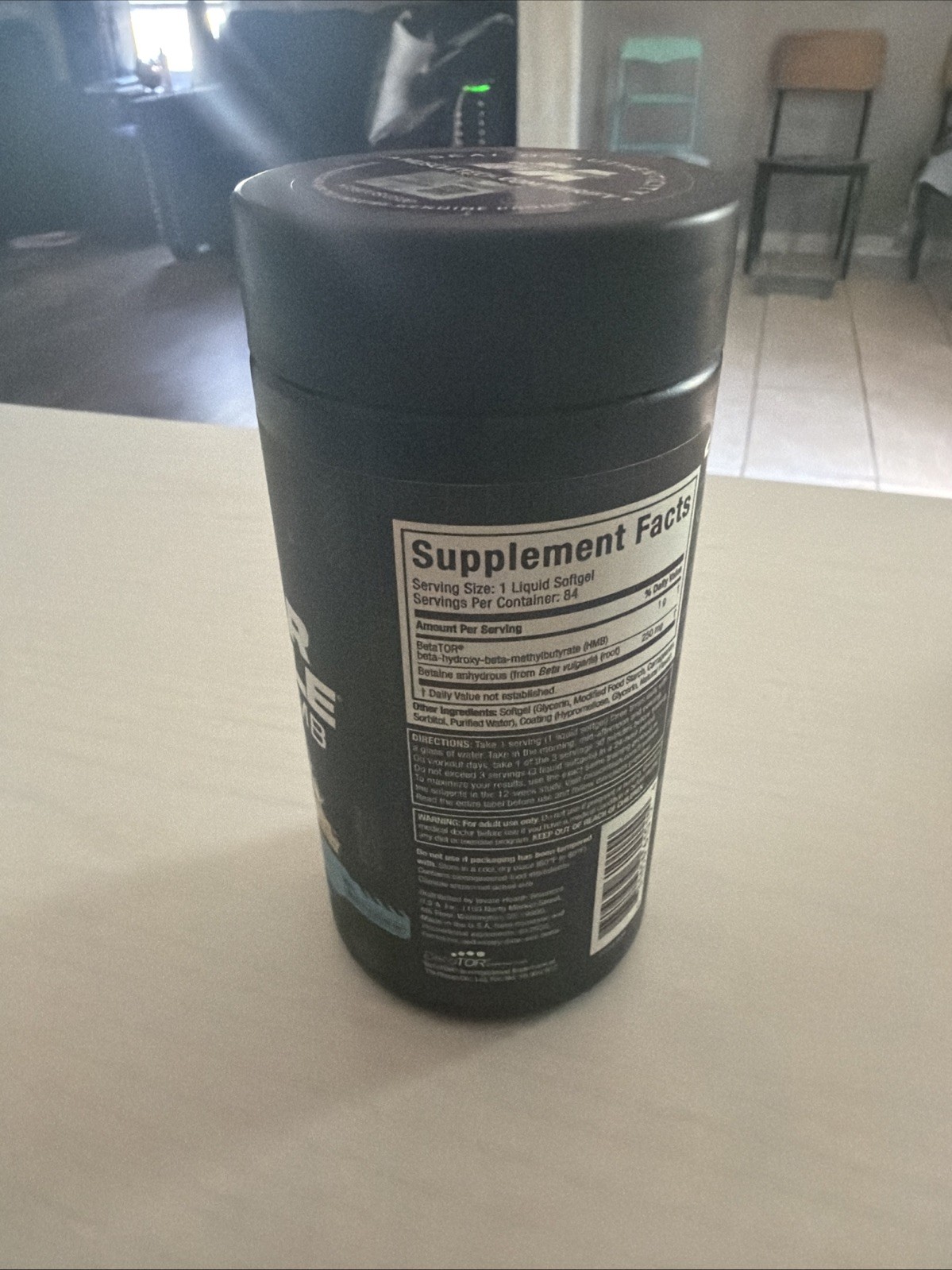 Clear Muscle Liquid HMB 84 Soft Gels Dietary Supplement New Muscletech