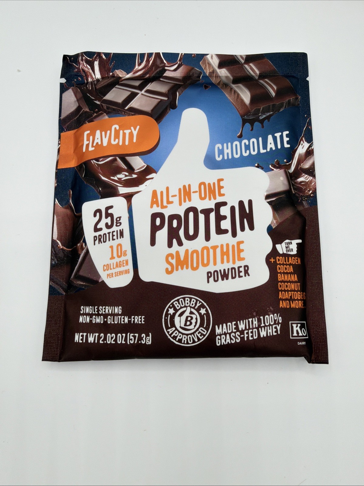 FlavCity All In One ProteinSmoothie Powder Variety Flavors Travel ON GO 5 Pkgs