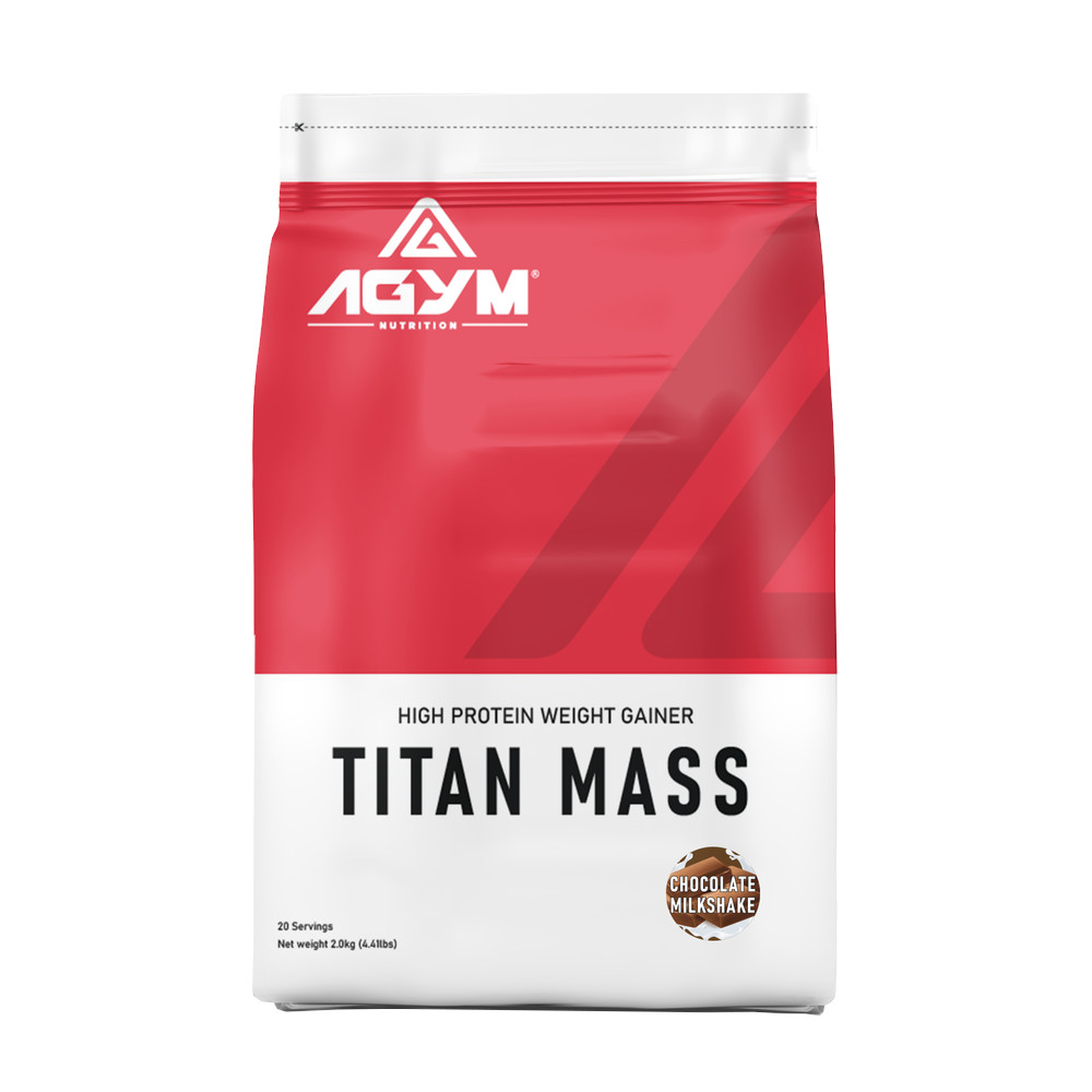 2X AGYM Nutrition TITAN MASS-Z Sport Nutrition Weight Mass Gainer 2kg -DHL