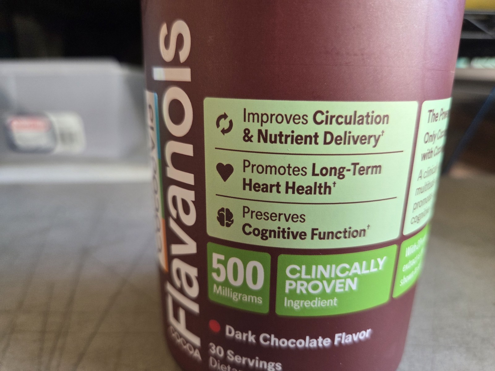 CocoaVia Cardio Health Cocoa Powder 30 Servings 500mg Flavanols Best By 01/28