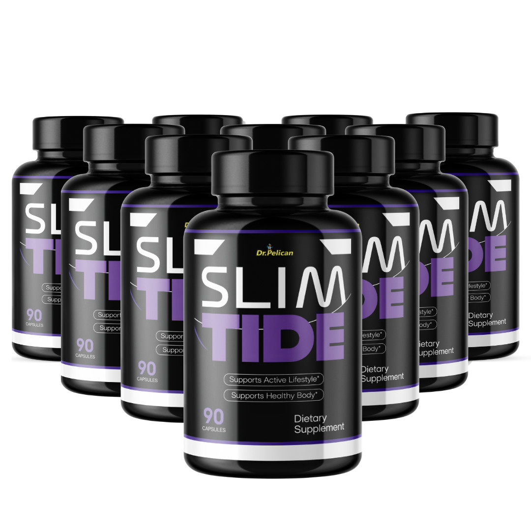 Slim Tide- Bodybuilding & Men’s Health Support- 10 Bottles- 900 Capsules