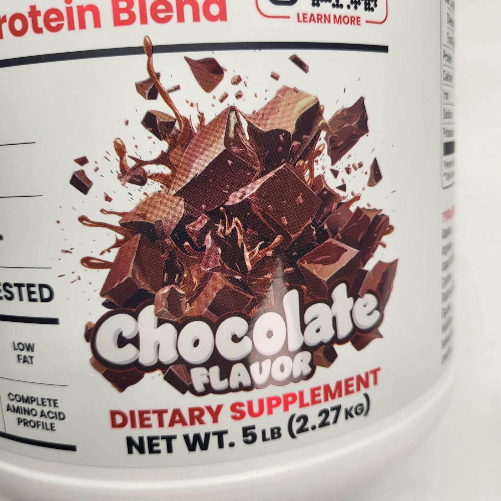 BASIC Basic Whey Protein Blend Muscle Building Chocolate 5lbs BB 12/27