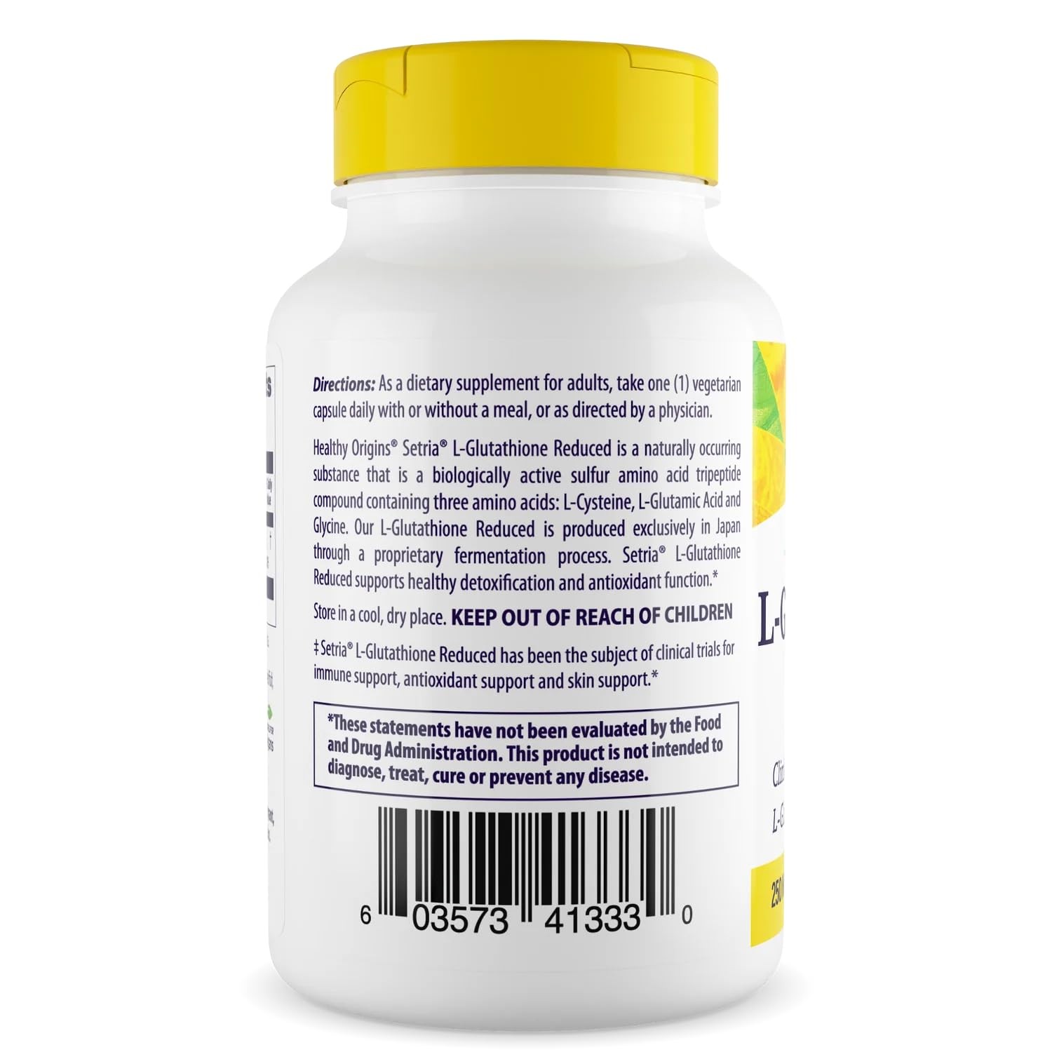 Healthy Origins L-Glutathione 250 mg