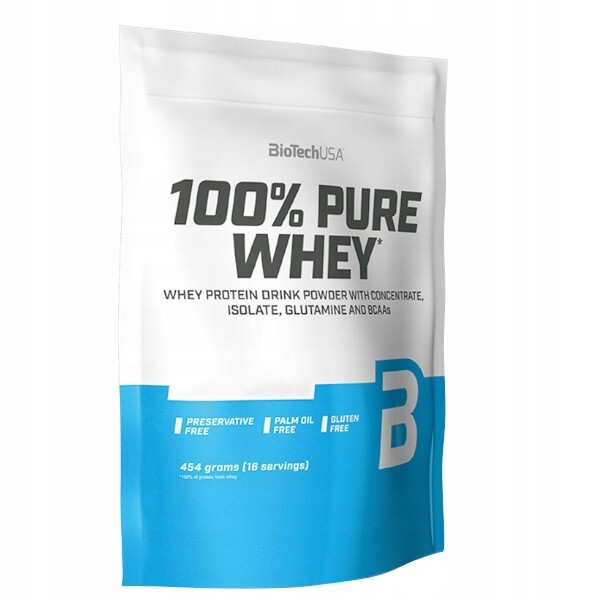 BIOTECH USA 100% PURE WHEY 454g-1 lbs, PROTEIN